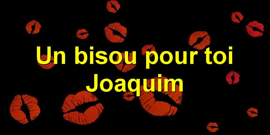 Un bisou pour toi Joaquim