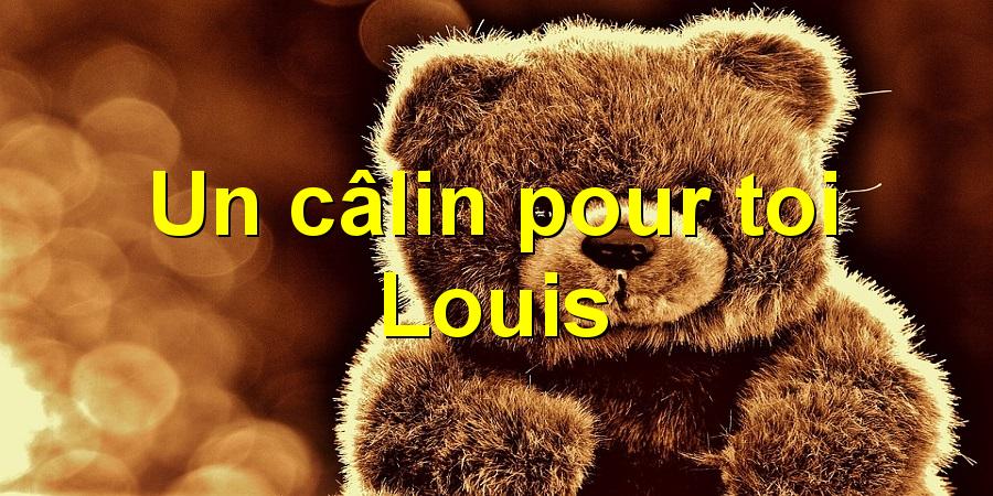 Un câlin pour toi Louis