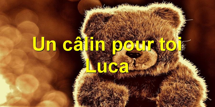 Un câlin pour toi Luca