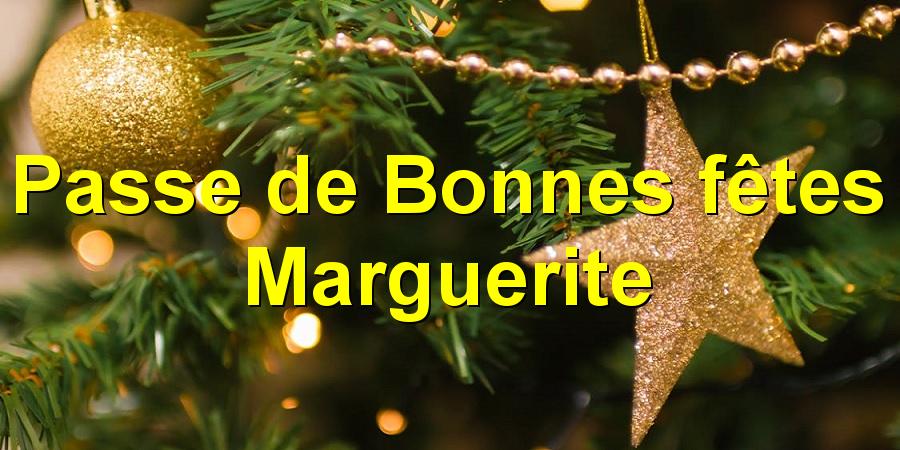Passe de Bonnes fêtes Marguerite