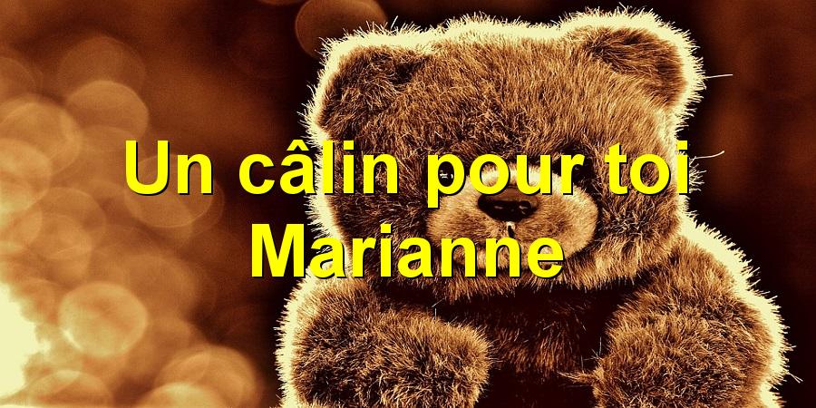 Un câlin pour toi Marianne