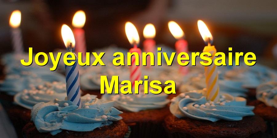 Joyeux anniversaire Marisa