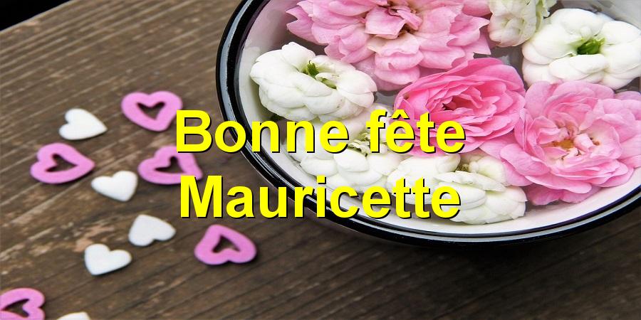 Bonne fête Mauricette