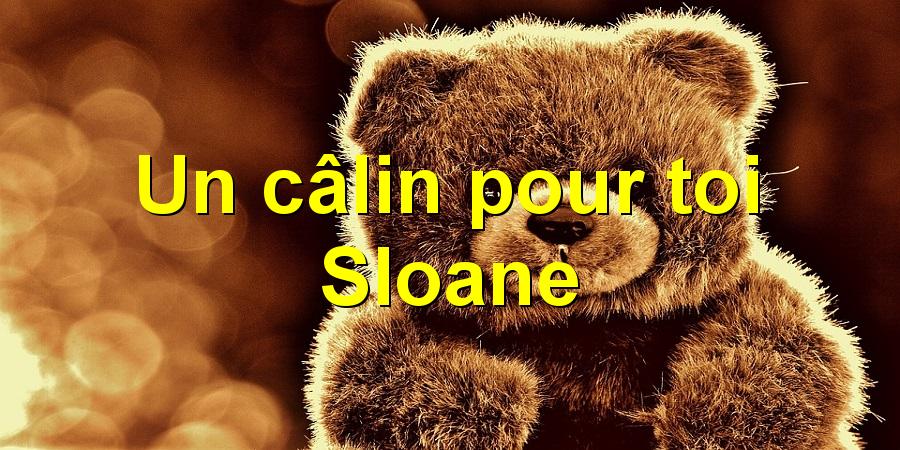 Un câlin pour toi Sloane