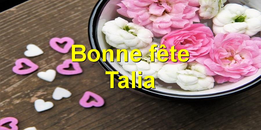 Bonne fête Talia