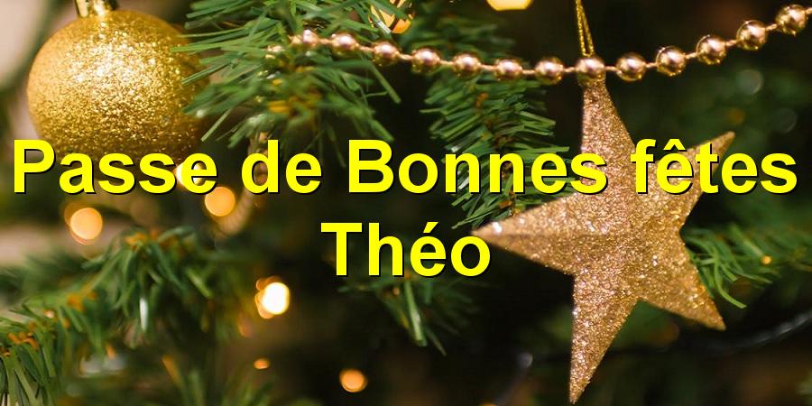 Passe de Bonnes fêtes Théo