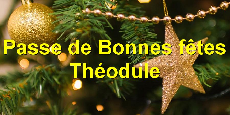 Passe de Bonnes fêtes Théodule